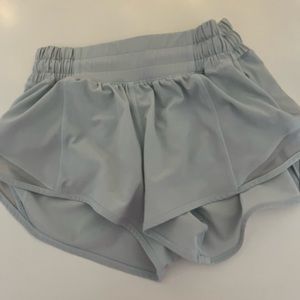 Hotty hot low rise shorts powder blue 2.5 inch size 0